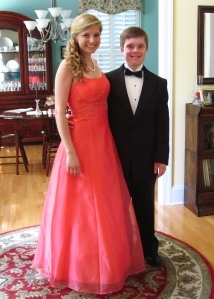 Luke & I got dressed up for his Special Olympics prom last summer